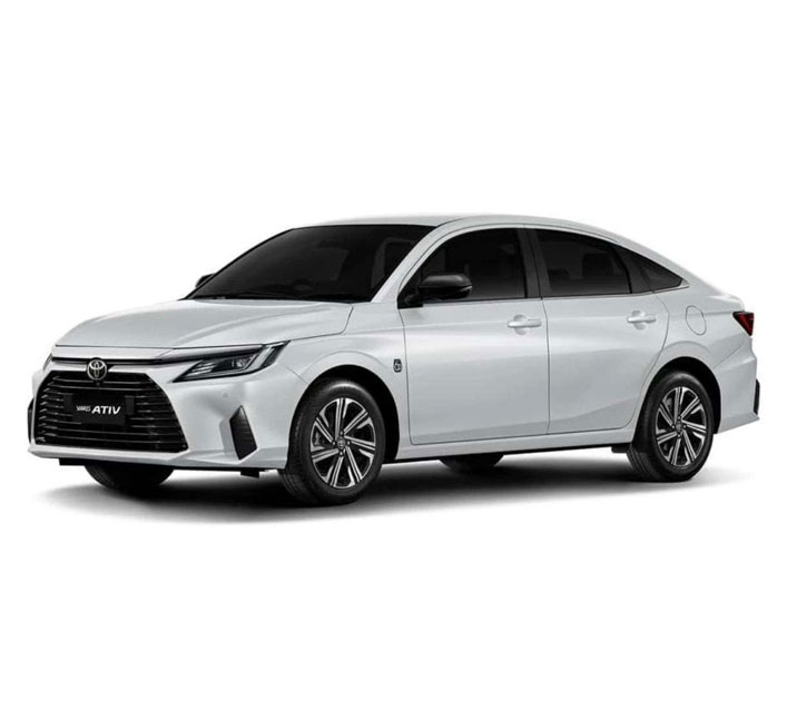 Toyota Yaris ativ เช่า เริ่มต้นที่ 1,200 บาท/วัน